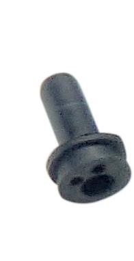 Rubber grommet for ignition and light cable with attachment