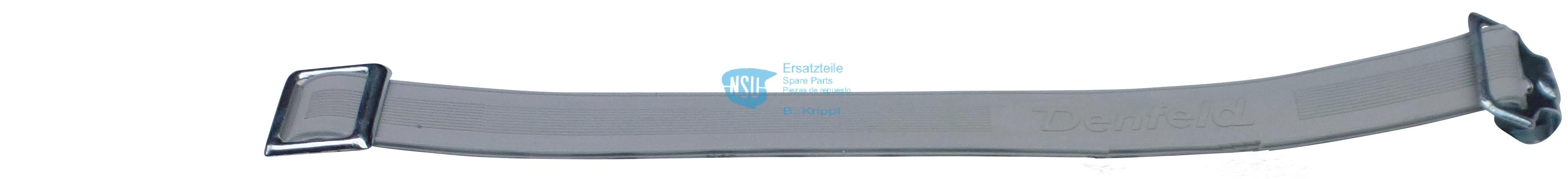Tensioning strap for luggage carrier, grey Tensioning strap for luggage carrier, grey