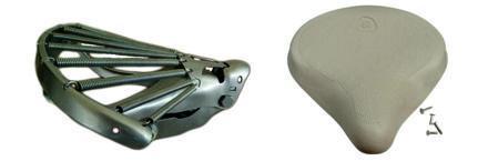 Saddle, as original with enclosed saddle cover