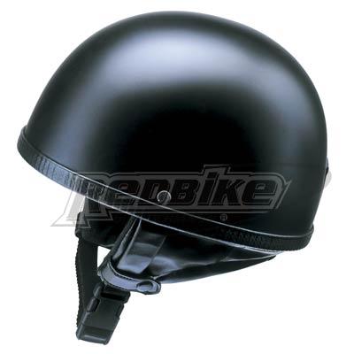 Classic half-shell helmet in matte black
