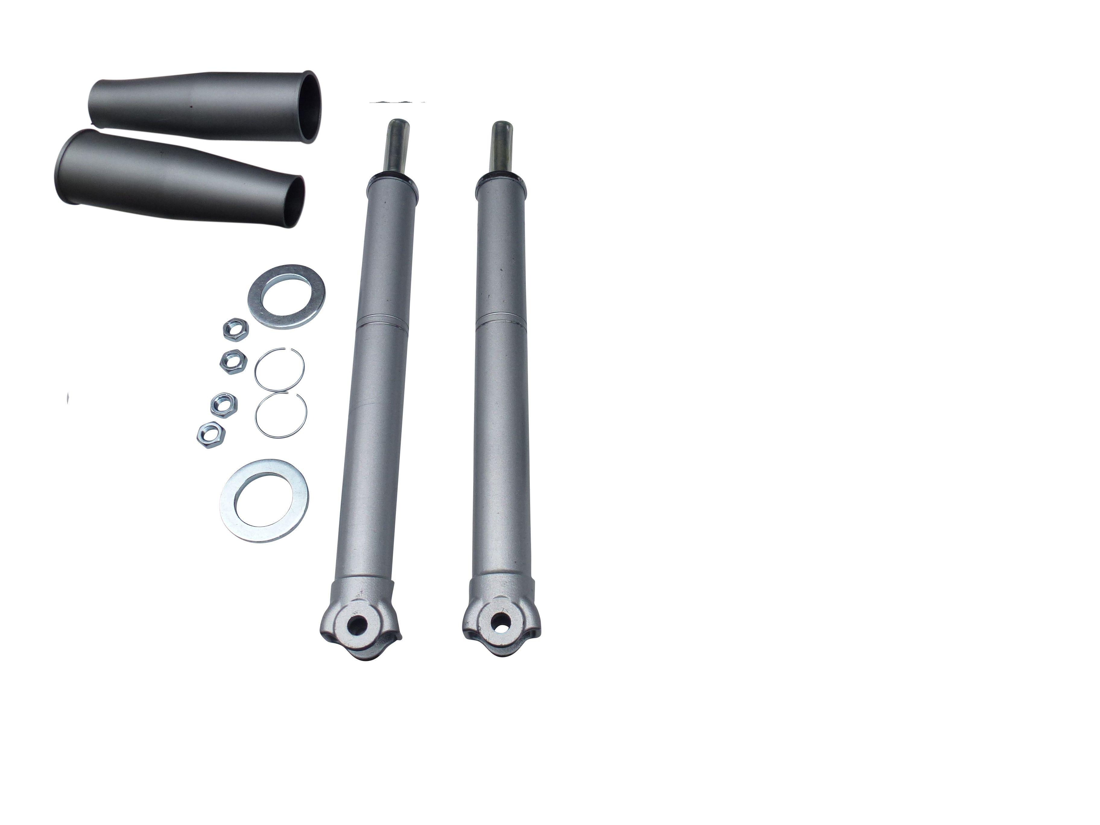 Set of front shock absorbers f. T,TT,TT/K, Quick 50 with sleeves