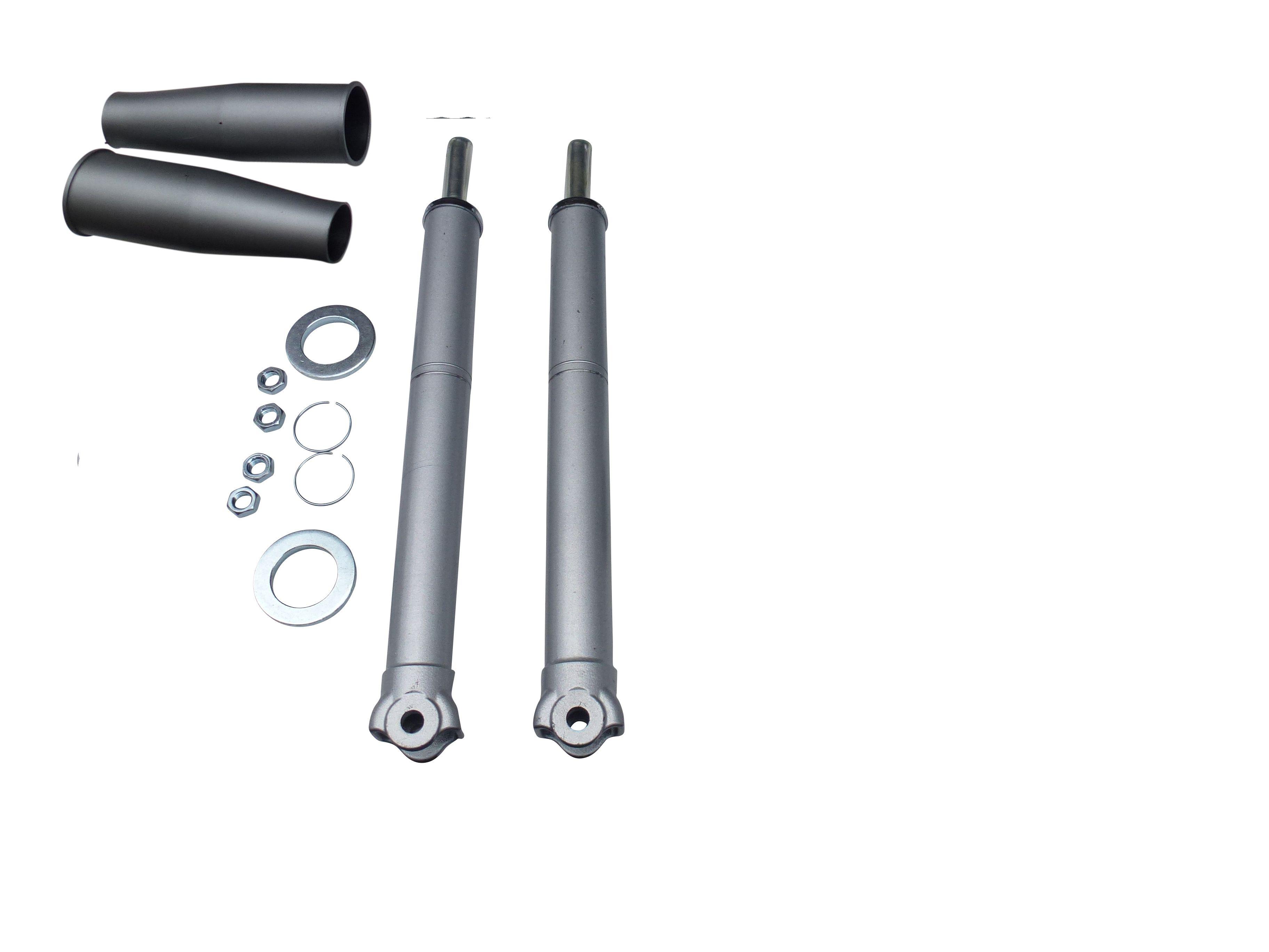 Set of front shock absorbers f. T,TT,TT/K, Quick 50 with sleeves Set of front shock absorbers f. T,TT,TT/K, Quick 50 with sleeves