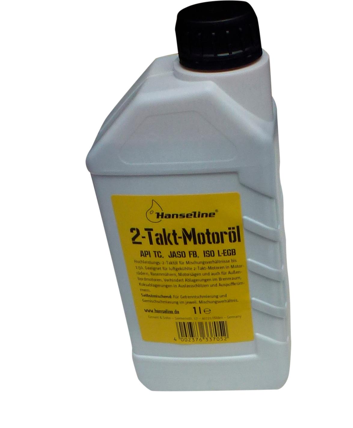 Two-stroke oil, content: 1 litre Two-stroke oil, content: 1 litre