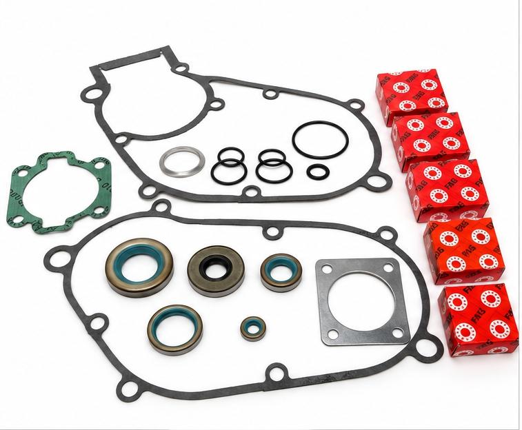 NSU Quickly 2 Gang Motor Dichtungssatz 21-teilig FAG Lager Simmerringe