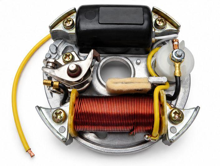 Ignition system alternator, new NSU Quickly, black coil