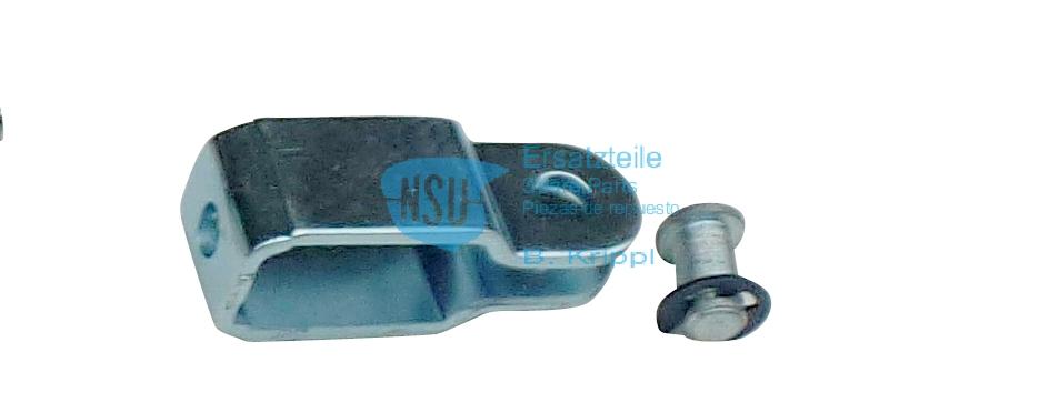 Bracket + bolt for brake linkage Bracket + bolt for brake linkage