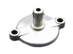 Float housing cover without swab