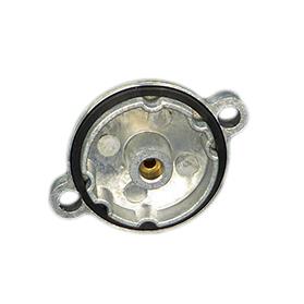 Float housing cover without swab