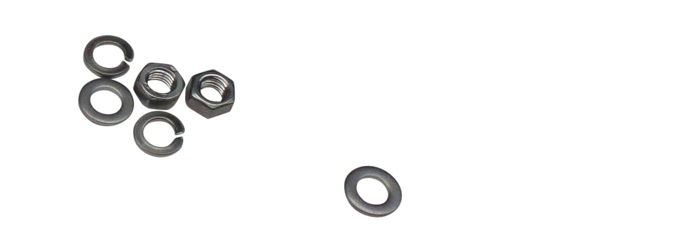 Nuts + washers, set for carburettor mounting