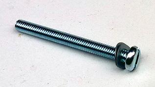 Oval-head screw for rear chain guard 
