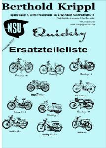 Ersatzteileliste 2025 /2026