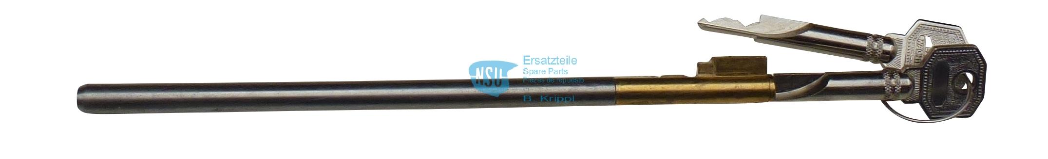 Luggage carrier plug-in lock