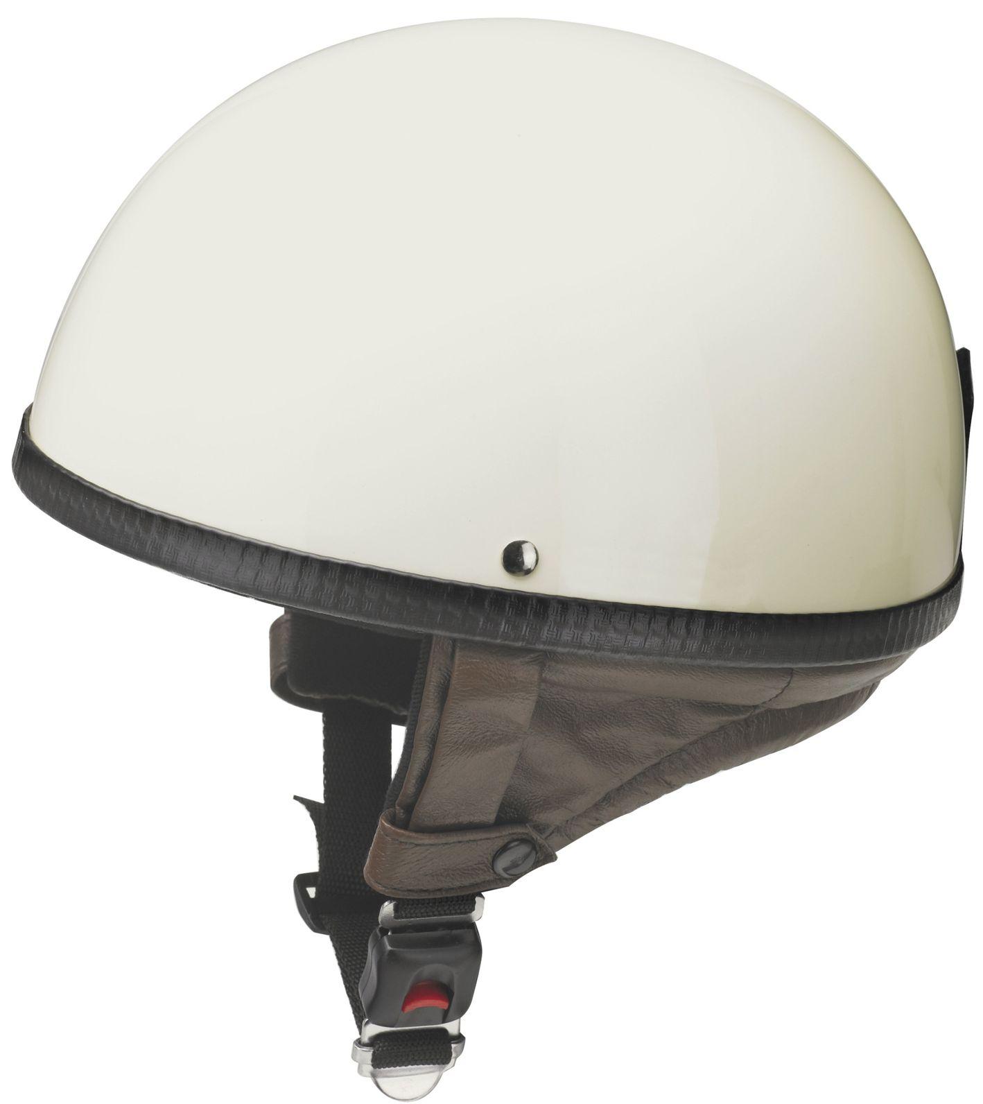 Klassischer Halbschalenhelm creme
