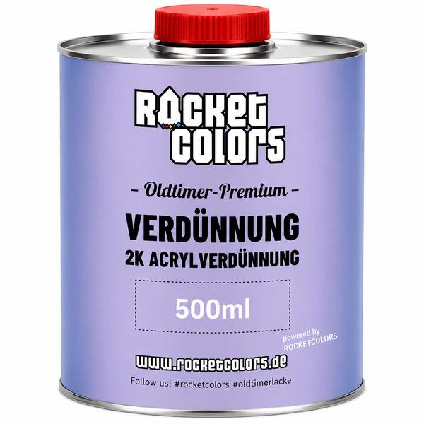 Rocketcolors Acrylverdünnung 500ml für 2K Oldtimer-Lacke
