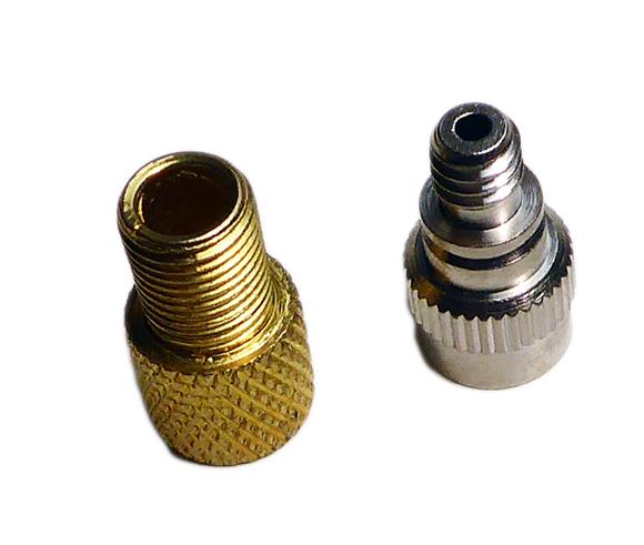 Adapter set for bicycle / car inner tubes