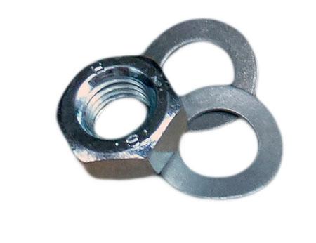 Clutch nut / pole wheel set with spring washers