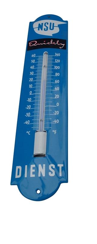 NSU-Quickly Thermometer, emailliert