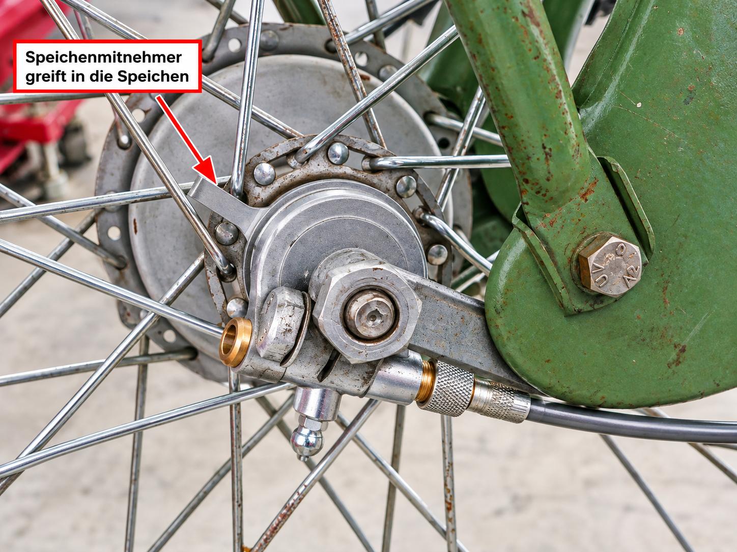 Speedo drive 26", N,S - Spoke driver