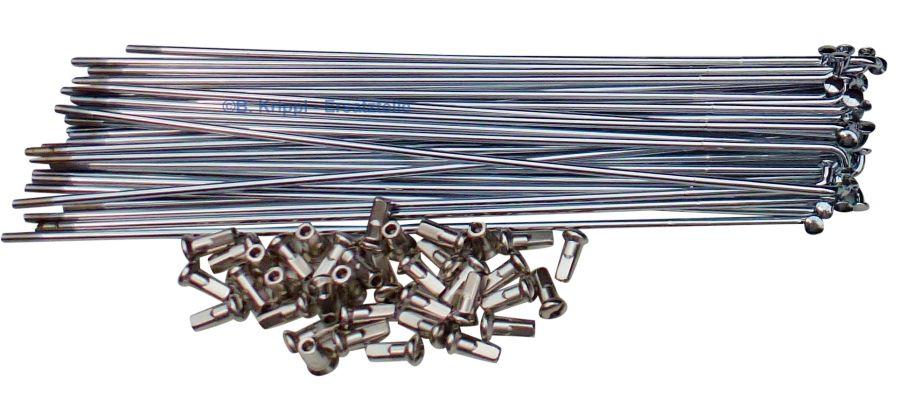 Spoke set Quickly "L", chromed