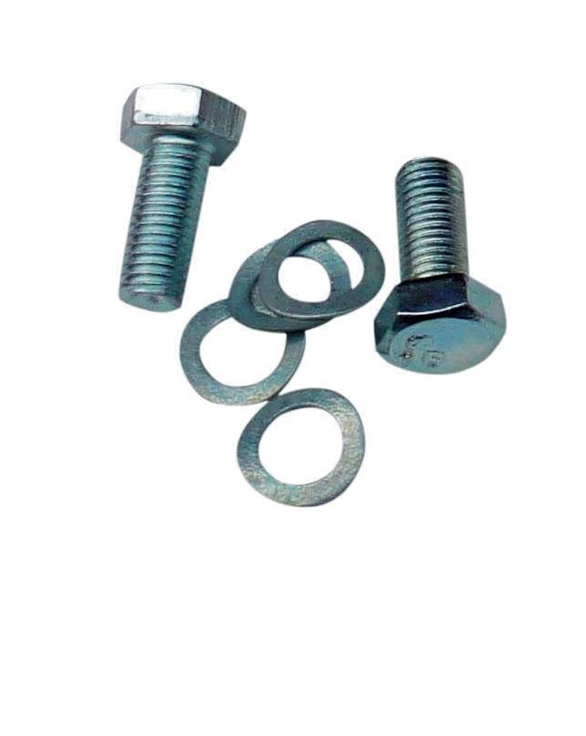 Set of 2 screws for roll-in piece + spring washers