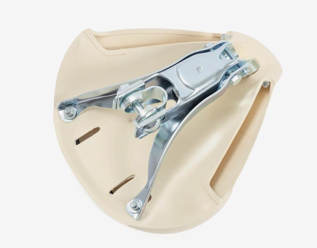 Complete saddle, ready for installation