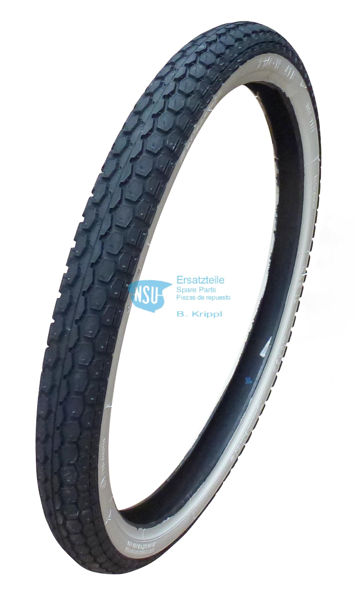 White wall tyre 23 x 2.50