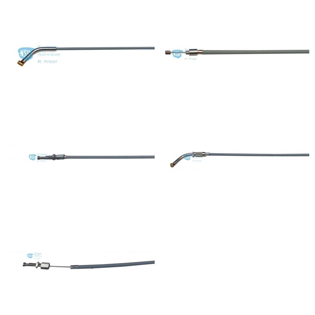Bowden cable set Quickly N and S from vehicle 651959 Bowden cable set Quickly N and S from vehicle 651959