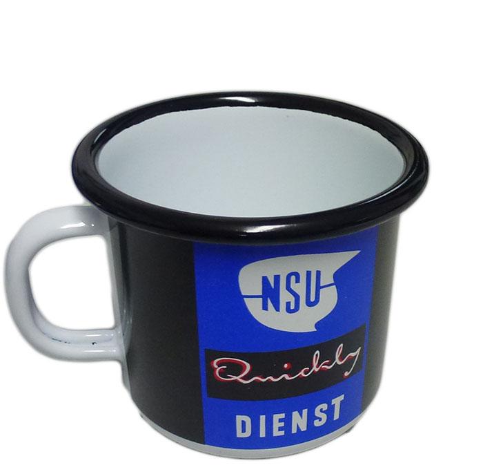 NSU-Quickly Tasse, emailliert
