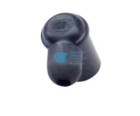 Spark plug cap Bakelite, as original with "NSU" logo