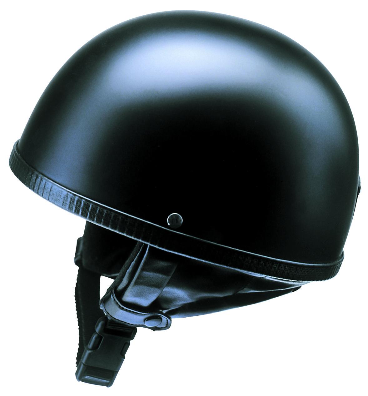 Classic half-shell helmet in matte black