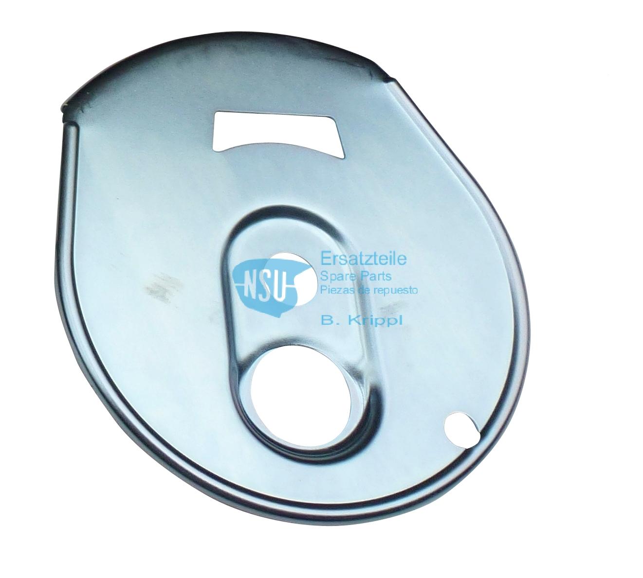 Cover plate for rear wheel
