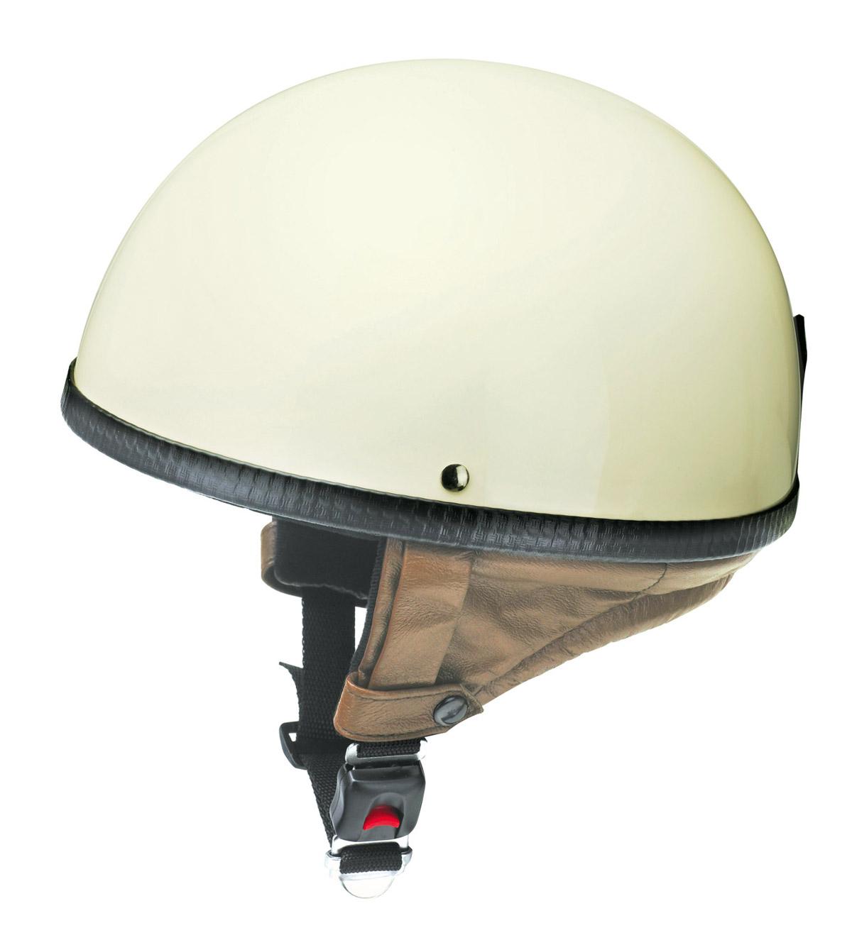 Classic half-shell helmet cream