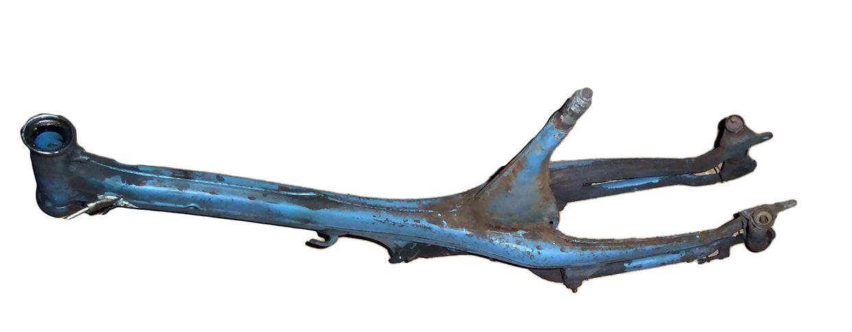 Frame Quickly L, used with swingarm and suspension Frame Quickly L, used with swingarm and suspension