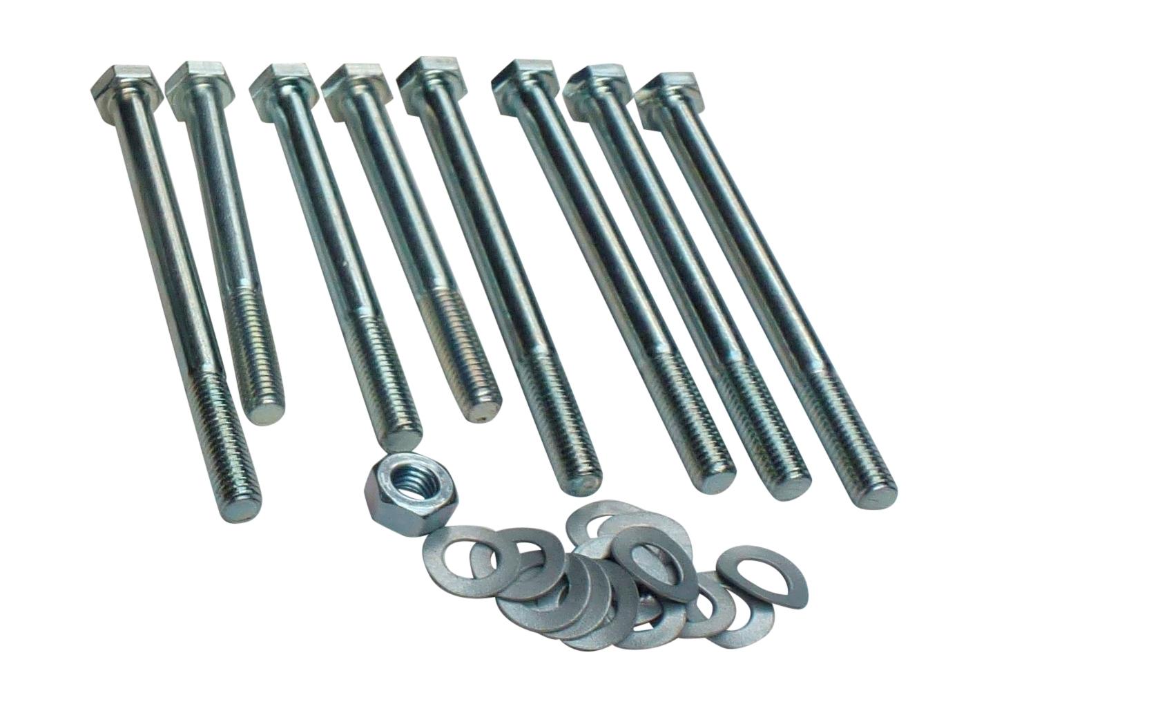 Screw set for engine housing
