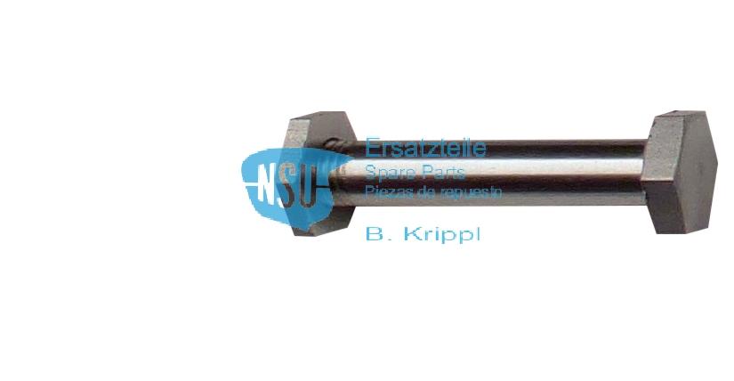 Front saddle bearing bolt + nut Front saddle bearing bolt + nut